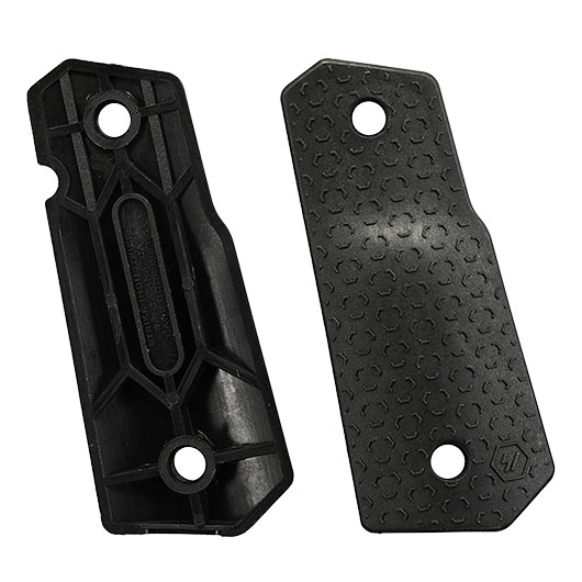 Strike Industries Officer Style Grip 2 Polymer Griffschalen f. M1911 Compact GBB Pistolen schwarz Bild 4