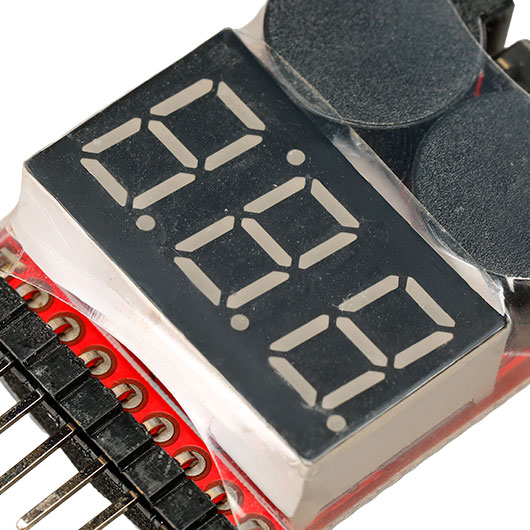 Delta Armory LiPo Alarm / Spannungswarner f. 1 - 8 Zellen LiPo-Warner - Version 2 Bild 3