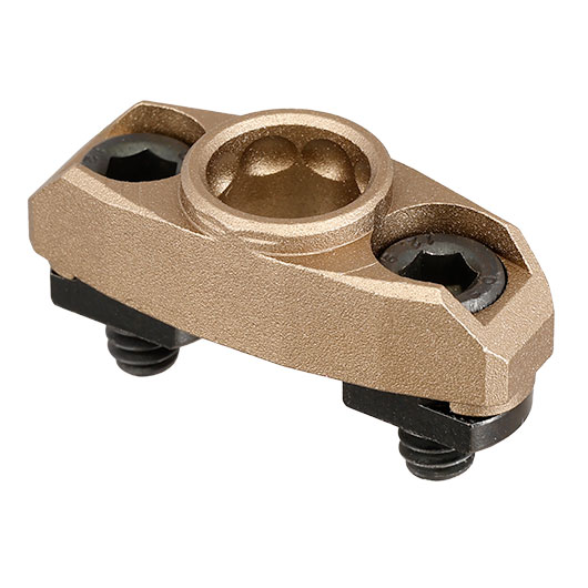 WoSport LOCK Aluminium QD Tragegurt-Adapter f. QD-Riemenhalterung tan