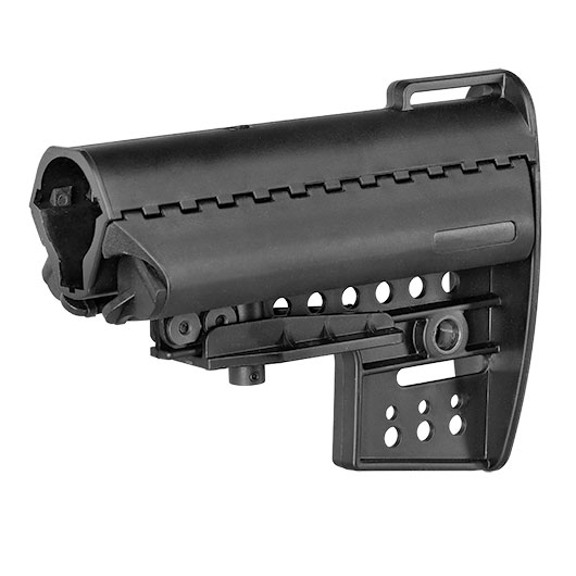 King Arms M4 MOD Clubfoot Retractable Stock / Schiebeschaft schwarz