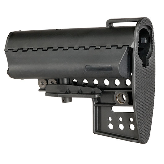 King Arms M4 MOD Clubfoot Retractable Stock / Schiebeschaft schwarz Bild 3