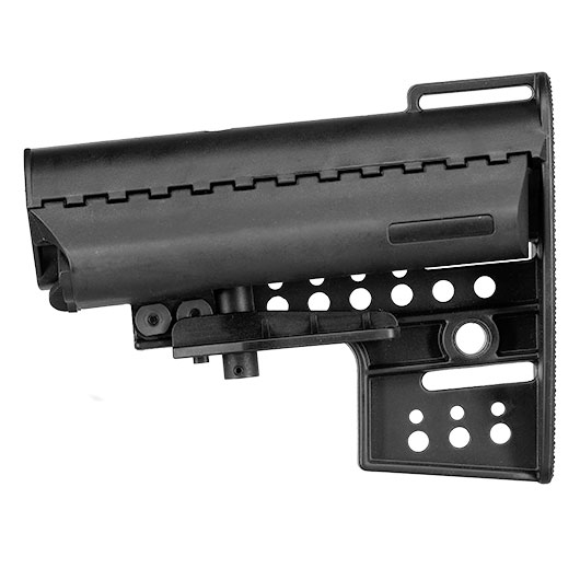 King Arms M4 MOD Clubfoot Retractable Stock / Schiebeschaft schwarz Bild 4