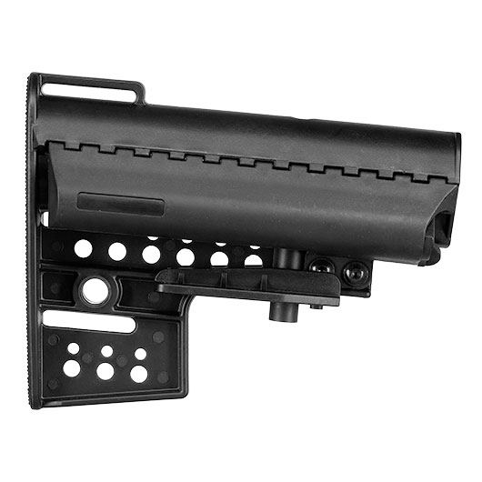 King Arms M4 MOD Clubfoot Retractable Stock / Schiebeschaft schwarz Bild 5