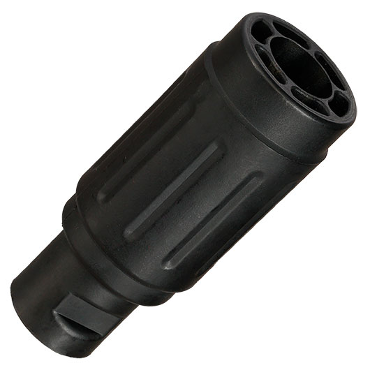 King Arms New Design Flash Hider Polymer-Verbundkunststoff schwarz 14mm- Bild 1