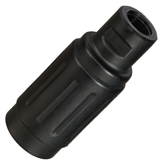 King Arms New Design Flash Hider Polymer-Verbundkunststoff schwarz 14mm- Bild 3