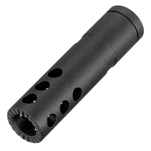 King Arms Tactical Type-7 Flash Hider Aluminium schwarz 14mm-