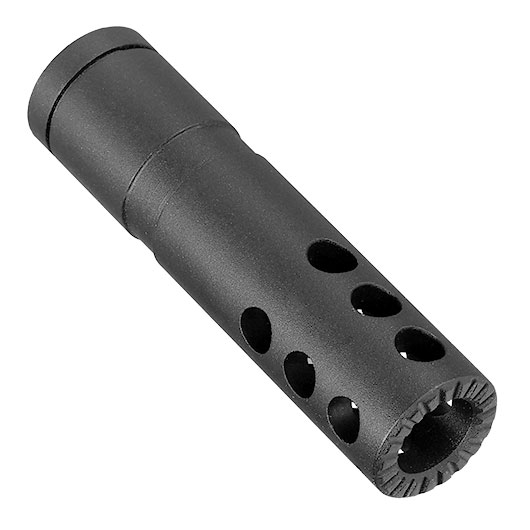 King Arms Tactical Type-7 Flash Hider Aluminium schwarz 14mm- Bild 1
