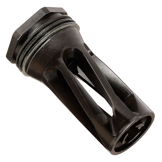 Crusader URGI / MK16-Style EL-QD Aluminium Silencer mit QD Stahl Flash-Hider 14mm- Flat Dark Earth Bild 10