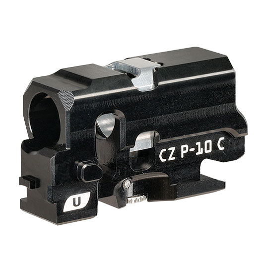 ASG Ultimate CNC Aluminium TDC-Style Hop-Up Chamber f. KJ Works CZ P-10 C CO2BB Serie schwarz Bild 1