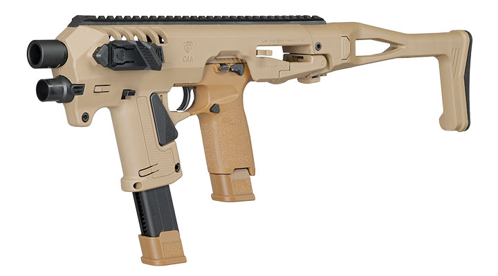 CAA Airsoft Division Micro RONI Conversion Kit f. TM / KSC / VFC P320-M17 / P320-M18 Serie Dark Earth