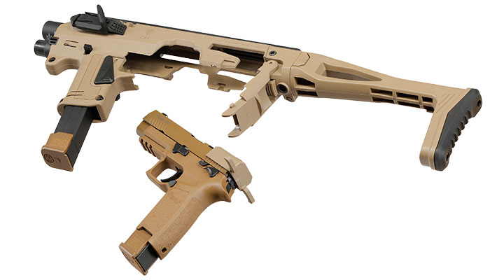 CAA Airsoft Division Micro RONI Conversion Kit f. TM / KSC / VFC P320-M17 / P320-M18 Serie Dark Earth Bild 11