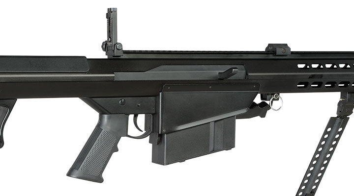 Snow Wolf Barrett M107A1 Vollmetall Bolt-Action Snipergewehr Springer 6mm BB schwarz Bild 10