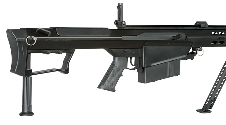 Snow Wolf Barrett M107A1 Vollmetall Bolt-Action Snipergewehr Springer 6mm BB schwarz Bild 11