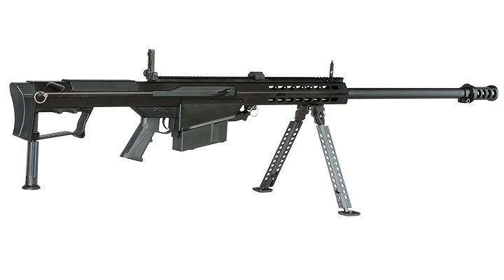 Snow Wolf Barrett M107A1 Vollmetall Bolt-Action Snipergewehr Springer 6mm BB schwarz Bild 4
