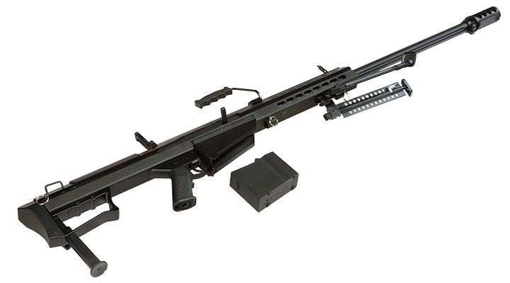 Snow Wolf Barrett M107A1 Vollmetall Bolt-Action Snipergewehr Springer 6mm BB schwarz Bild 6