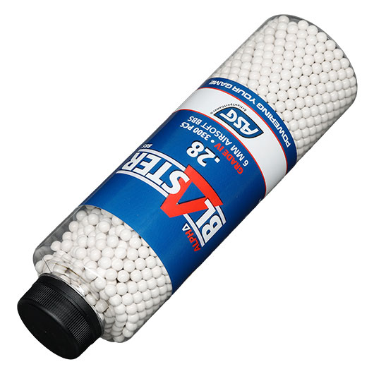 ASG Alpha Blaster Grade IV Precision BBs 0,28g 3.300er Flasche weiss Bild 4