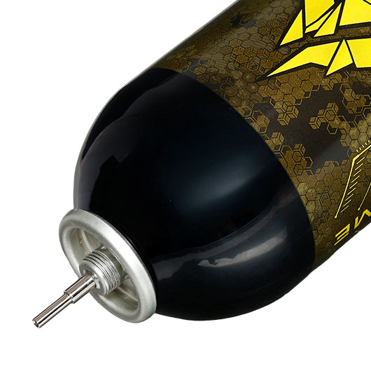 Fuel Plasmaburst Performance Airsoft Gas 203 PSI Extreme Yellow Gas 500ml - mit Silikon Bild 3