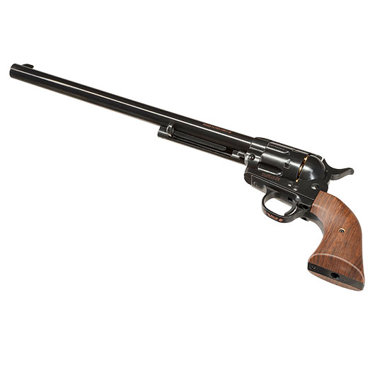 King Arms SAA .45 Peacemaker 11 Zoll Revolver Gas 6mm BB Electroplating Black Bild 11