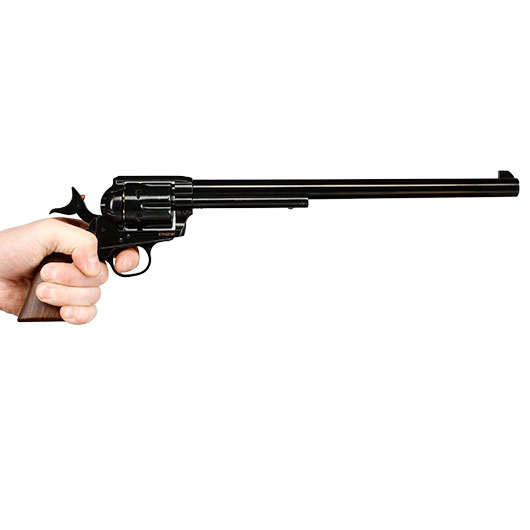 King Arms SAA .45 Peacemaker 11 Zoll Revolver Gas 6mm BB Electroplating Black Bild 5