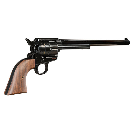 King Arms SAA .45 Peacemaker 11 Zoll Revolver Gas 6mm BB Electroplating Black Bild 7