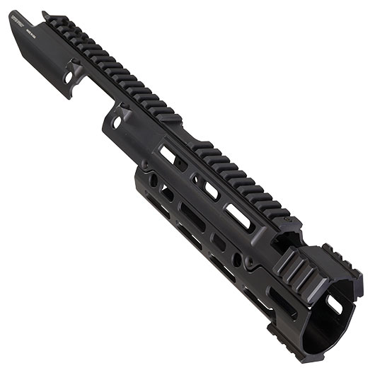 UTG Pro M-LOK Aluminium Monolithic Handguard f. MP5 Maschinenpistolen schwarz - Extended Version Bild 1