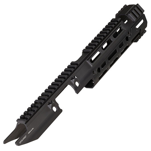 UTG Pro M-LOK Aluminium Monolithic Handguard f. MP5 Maschinenpistolen schwarz - Extended Version Bild 2