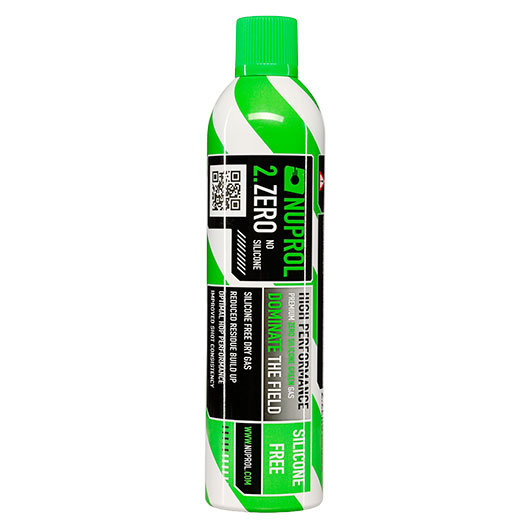 Nuprol 2.Zero High Performance Premium Green Airsoft Gas 420ml - Silikonfrei