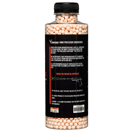 Vorsk Tracer Triple Polished QC BBs 0,25g 3.250er Flasche rot Bild 1