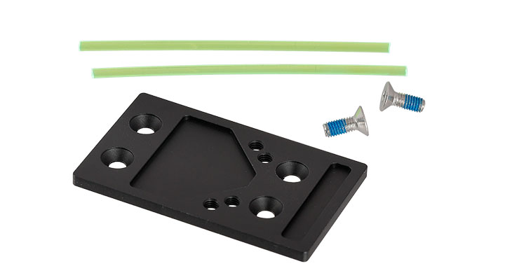 CTM Airsoft CNC Aluminium FUKU-2 Upper Receiver Kit Skeleton grau / schwarz f. Action Army AAP-01/C GBB Pistolen Bild 11