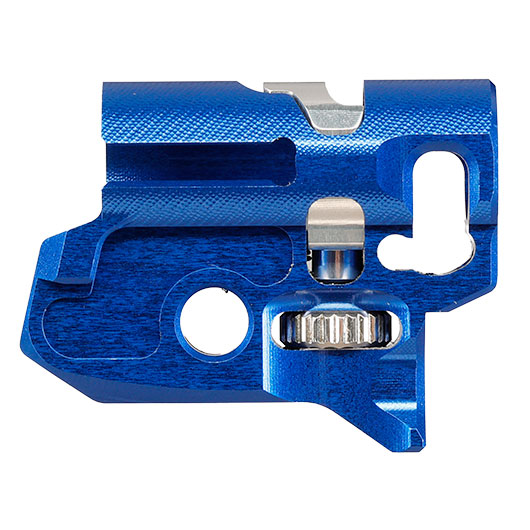 TTI Airsoft Infinity CNC Aluminium TDC-Style Hop-Up Chamber f. KJ Works Shadow 2 / CZ75 CO2BB Serie blau Bild 6