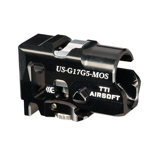 TTI Airsoft Infinity CNC Aluminium TDC-Style Hop-Up Chamber f. SRC G17 GEN5 MOS CO2BB Serie schwarz Bild 2