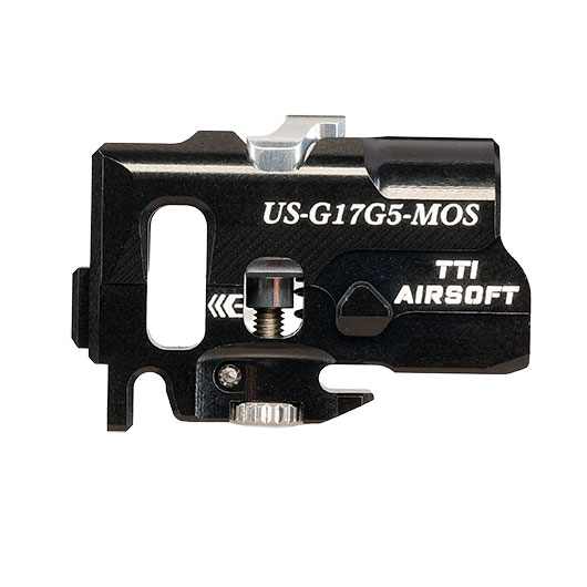 TTI Airsoft Infinity CNC Aluminium TDC-Style Hop-Up Chamber f. SRC G17 GEN5 MOS CO2BB Serie schwarz Bild 5