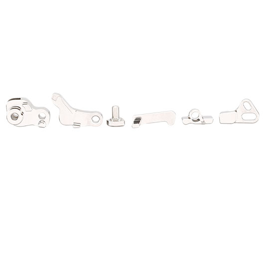 TTI CNC Edelstahl Hammer Set mit Fire Pin Lock f. Action Army AAP-01 / Tokyo Marui G18C GBB Pistolen silber Bild 1