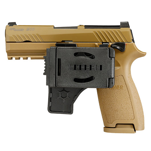 CTM Speed Draw Tactical Holster f. P320 Pistolen Serie rechts schwarz Bild 9