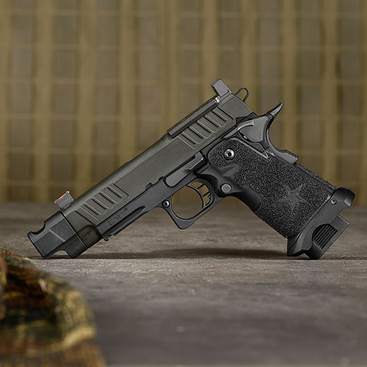 EMG Staccato 2011 C2 Comp Soc Vollmetall Hand Stippling Grip GBB 6mm BB schwarz - CNC Version Bild 1