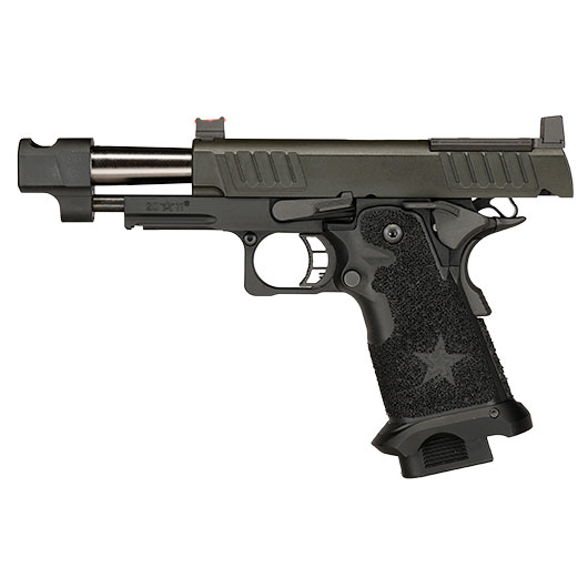 EMG Staccato 2011 C2 Comp Soc Vollmetall Hand Stippling Grip GBB 6mm BB schwarz - CNC Version Bild 4