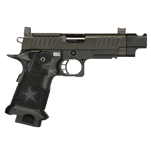 EMG Staccato 2011 C2 Comp Soc Vollmetall Hand Stippling Grip GBB 6mm BB schwarz - CNC Version Bild 5