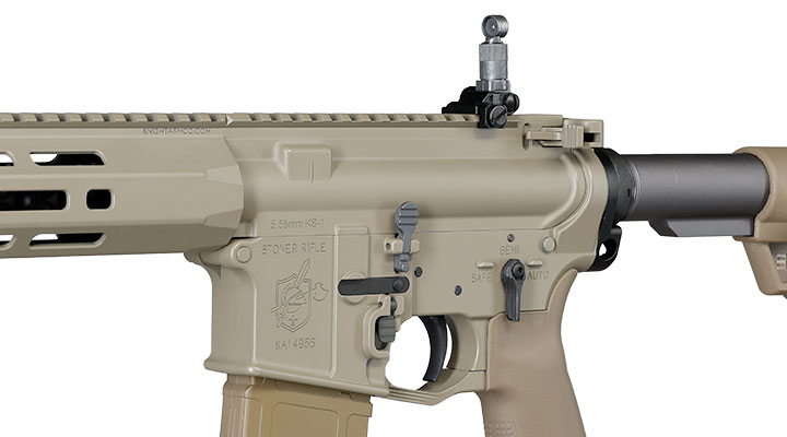 VFC KAC L403A1 / KS-1 13,7 Zoll Vollmetall EVO-System Gas-Blow-Back 6mm BB Flat Dark Earth Bild 8
