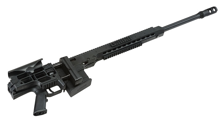 Snow Wolf Barrett M98B MRAD Vollmetall Bolt-Action Snipergewehr Springer 6mm BB schwarz Bild 5