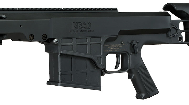 Snow Wolf Barrett M98B MRAD Vollmetall Bolt-Action Snipergewehr Springer 6mm BB schwarz Bild 8