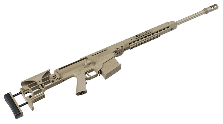 Snow Wolf Barrett M98B MRAD Vollmetall Bolt-Action Snipergewehr Springer 6mm BB tan Bild 6