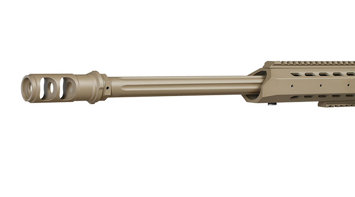 Snow Wolf Barrett M98B MRAD Vollmetall Bolt-Action Snipergewehr Springer 6mm BB tan Bild 7