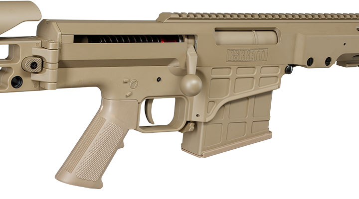 Snow Wolf Barrett M98B MRAD Vollmetall Bolt-Action Snipergewehr Springer 6mm BB tan Bild 9