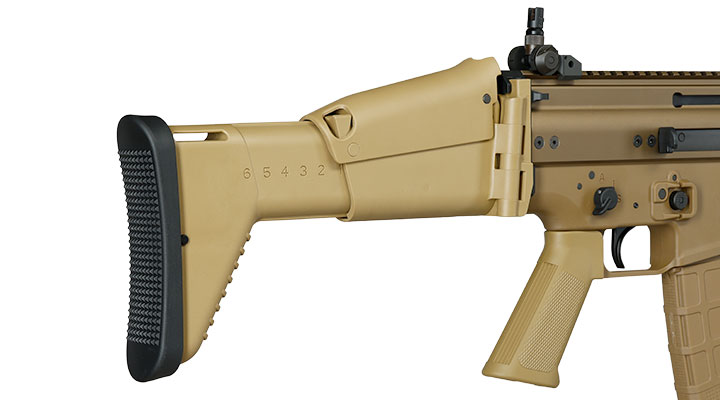 Guns Modify FN Herstal SCAR-L MK2 Vollmetall MWS ZET-System Gas-Blow-Back 6mm BB tan Bild 10