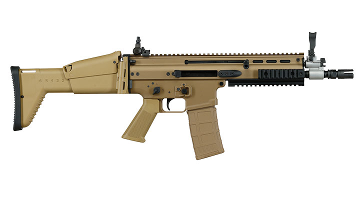 Guns Modify FN Herstal SCAR-L MK2 Vollmetall MWS ZET-System Gas-Blow-Back 6mm BB tan Bild 3