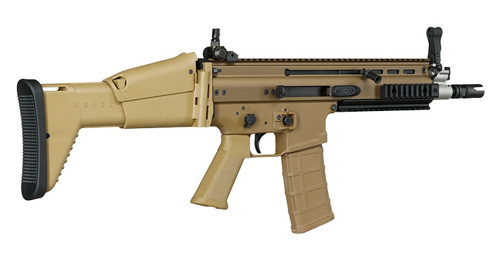 Guns Modify FN Herstal SCAR-L MK2 Vollmetall MWS ZET-System Gas-Blow-Back 6mm BB tan Bild 4