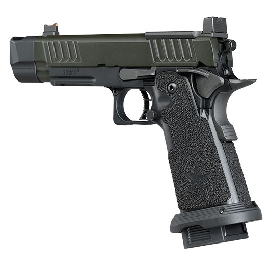 EMG Staccato 2011 P Comp Soc Vollmetall Hand Stippling Grip GBB 6mm BB schwarz - CNC Version Bild 10