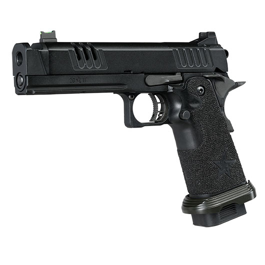 EMG Staccato 2011 XC Island Comp Vollmetall Hand Stippling Grip GBB 6mm BB schwarz - CNC Version