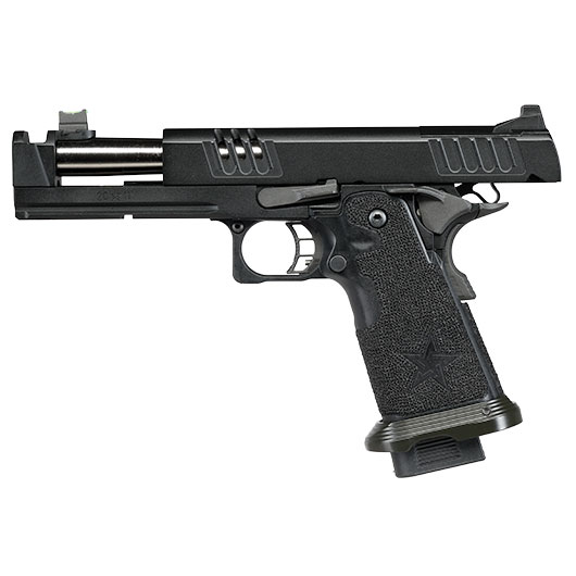 EMG Staccato 2011 XC Island Comp Vollmetall Hand Stippling Grip GBB 6mm BB schwarz - CNC Version Bild 4