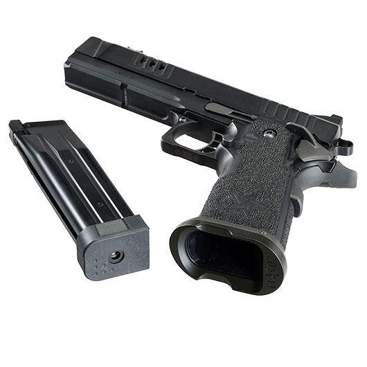 EMG Staccato 2011 XC Island Comp Vollmetall Hand Stippling Grip GBB 6mm BB schwarz - CNC Version Bild 7